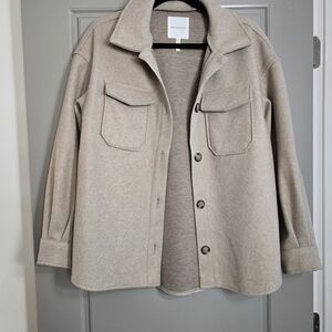 Avec Les Filles Tan Utility Jacket